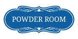 Signs ByLITA Designer Powder Room Wall or Door Sign
