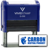 All Quality Carbon Neutral Product Self-Inking Rubber Stamp