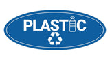 Signs ByLITA Oval Plastic Sign - Laser-Engraved Lettering | Durable ABS Plastic | Vibrant Colors | Powerful Foam Tape