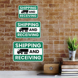 Classic Framed Plus Shipping And Receiving Wall or Door Sign | Workplace Safety Compliance Signs