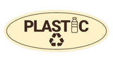 Signs ByLITA Oval Plastic Sign - Laser-Engraved Lettering | Durable ABS Plastic | Vibrant Colors | Powerful Foam Tape