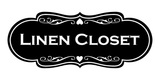 Designer Linen Closet Wall or Door Sign