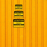Classic Framed Plus Caution This Is A Working Farm Please Use Common Sense Door or Wall Sign | Farm/Barn Warning Signage