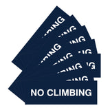 Signs ByLITA Basic No Climbing Sign | Easy No-Tool Installation | Powerful Foam Tape