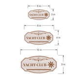 Victorian Plus Yacht Club – Where Elegance Meets the Sea Wall or Door Sign | Marina or Harbor Sign