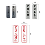 Signs ByLITA Vertical Push and Pull - Christian Door Signs (Push Pull Christian Acronym) Door Sign