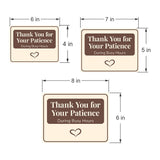 Classic Framed Plus Thank You for Your Patience During Busy Hours Door or Wall Sign | Medical Facility Greeting & Reception