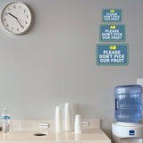 Classic Framed Plus Please Don't Pick Our Fruit Door or Wall Sign | Warning Signage