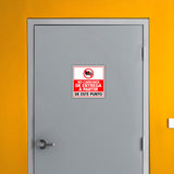 Square Plus No Camiones de Entrega A Partir De Este Punto Wall or Door Sign | Spanish | Health & Safety Warehouse Business Signage