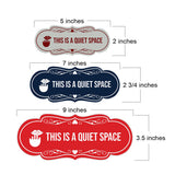 Signs ByLITA Designer This is a Quiet Space Wall or Door Sign