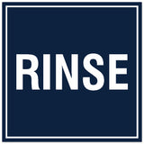 Signs ByLITA Square Rinse Sign - Easy Installation | Durable Material