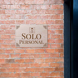 Classic Framed Plus Solo Personal Door or Wall Sign | Spanish - Office Room & Area Signs