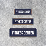 Standard Plus Fitness Center Door or Wall Sign | Hospitality & Gym Signage