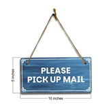 Business Office and Home Signs | Rustic Oak Wood 5 x 10" Hanging Signs