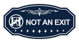 Victorian NOT an EXIT (Running Man) Wall or Door Sign