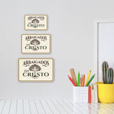 Classic Framed Plus Arraigados en Cristo — Rooted in Christ Door or Wall Sign | Spanish - Inspirational & Scripture Signs
