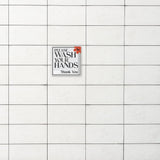 Square Plus Please Wash Your Hands Thank You Wall or Door Sign | Public Spaces Signage