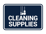 Signs ByLITA Classic Framed Cleaning Supplies Wall or Door Sign