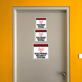 Square Plus Protected By Electronic Security System Door or Wall Sign | Warning Signage