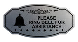 Victorian Please Ring Bell for Assistance (Bell) Wall or Door Sign