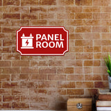 Notched Standard Panel Room Wall or Door Sign | Electrical - Commercial Safety & Facility Signs