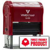 All Quality Forest-Friendly Product Self-Inking Rubber Stamp