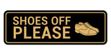 Standard Shoes Off Please (Classic Shoes) Wall or Door Sign
