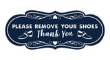 Designer Please Remove Your Shoes Thank You (Loafers) Wall or Door Sign