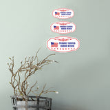 Victorian Plus Proudly Served: Honor Within Wall or Door Sign | Honor Veterans with Military Signs | US Pride | Businesses and Homes