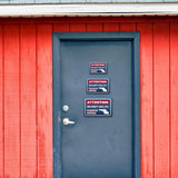 Classic Framed Plus Attention: We Don’t Call 911, We Protect Our Own Door or Wall Sign | Home Security