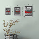 Portrait Round Plus If At First You Don't Succeed Delegate it to Someone Else Wall or Door Sign