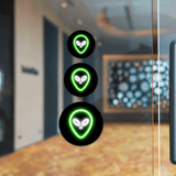 Circle Plus Ovni Neon Graphic Style Wall or Door Sign | Live Streamer Gaming Themed Decoration