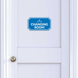 Notched Standard Changing Room Wall or Door Sign