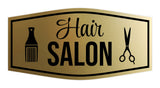 Signs ByLITA Fancy Hair Salon Easy Installation | Durable Construction | Barbers | Grooming and Styling | Hair Wall or Door Sign