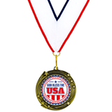 USA High Relief Metal Medals | Patriotic Awards and America Pride (3 Pack)