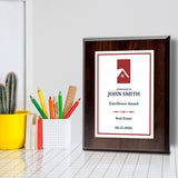 Real Estate Theme Customizable Award Plaque | Recognition of Achievement and Service Personalizable Plaques