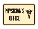 Classic Framed Physician's Office Wall or Door Sign