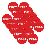 2" Round Push Pull Door Signs (Multipacks)