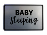 Signs ByLITA Classic Framed Baby Sleeping Wall or Door Sign