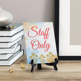 Signs ByLita Staff only, Blue Watercolor Table Sign (6 x 8")