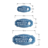 Victorian Plus Boat Sales & Service Wall or Door Sign | Harbor Marina Signage