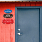 Signs ByLITA Victorian Welcome Please Come In Wall or Door Sign