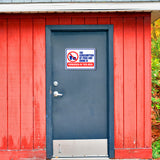Classic Framed Plus The Consumption Of Food And Drink Is Forbidden In This Area Door or Wall Sign