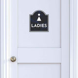 Ladies (Restroom Vector)' Headstone ? Wall/Door Restroom & Hygiene Sign