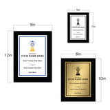 Archery Customizable Black Frame Wooden Award Plaque | Easel Mount Option | Achievement and Recognition Personalizable Plaques | Sports Award