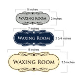 Designer Waxing Room Wall or Door Sign