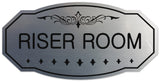 Signs ByLITA Victorian Riser Room Wall or Door Sign - Easy Installation | Durable Wall or Door