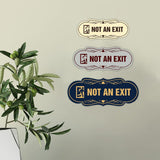Designer Not An Exit (Runner) Wall or Door Sign