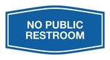 Signs ByLITA Fancy No Public Restroom Sign