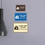 Signs ByLITA Classic Framed Lost and Found Report Lost Items at the Front Desk Wall or Door Sign